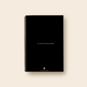 "So What's The Case Number?" Notebook