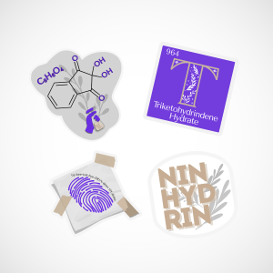 Ninhydrin Stickers (4 pack)
