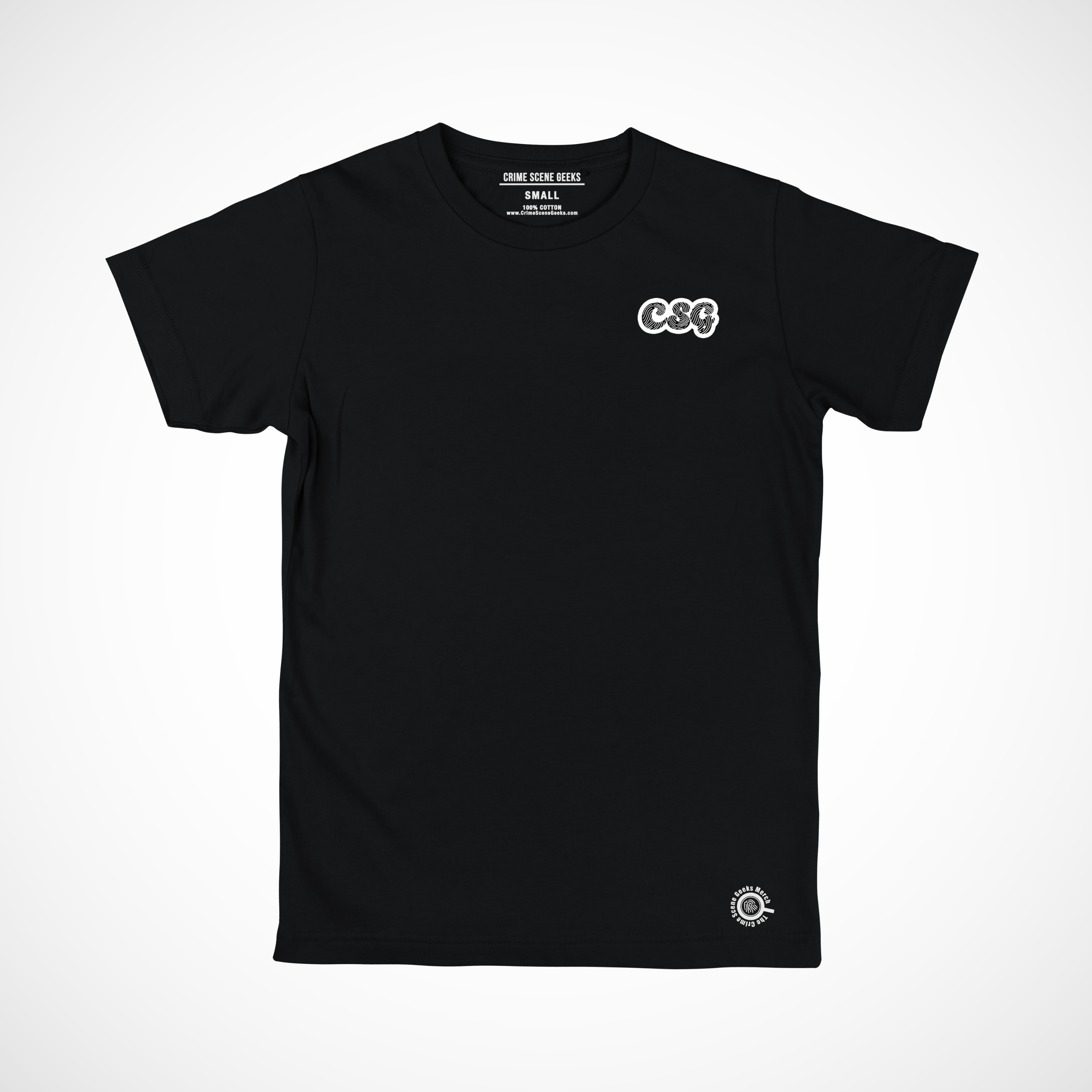 Fingerprint Drip Tee - Black - Image 2